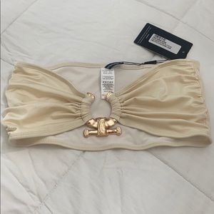 Pretty Little Thing Bandeau top in cream